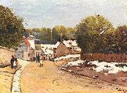 Alfred Sisley, Erster Schnee in Louveciennes